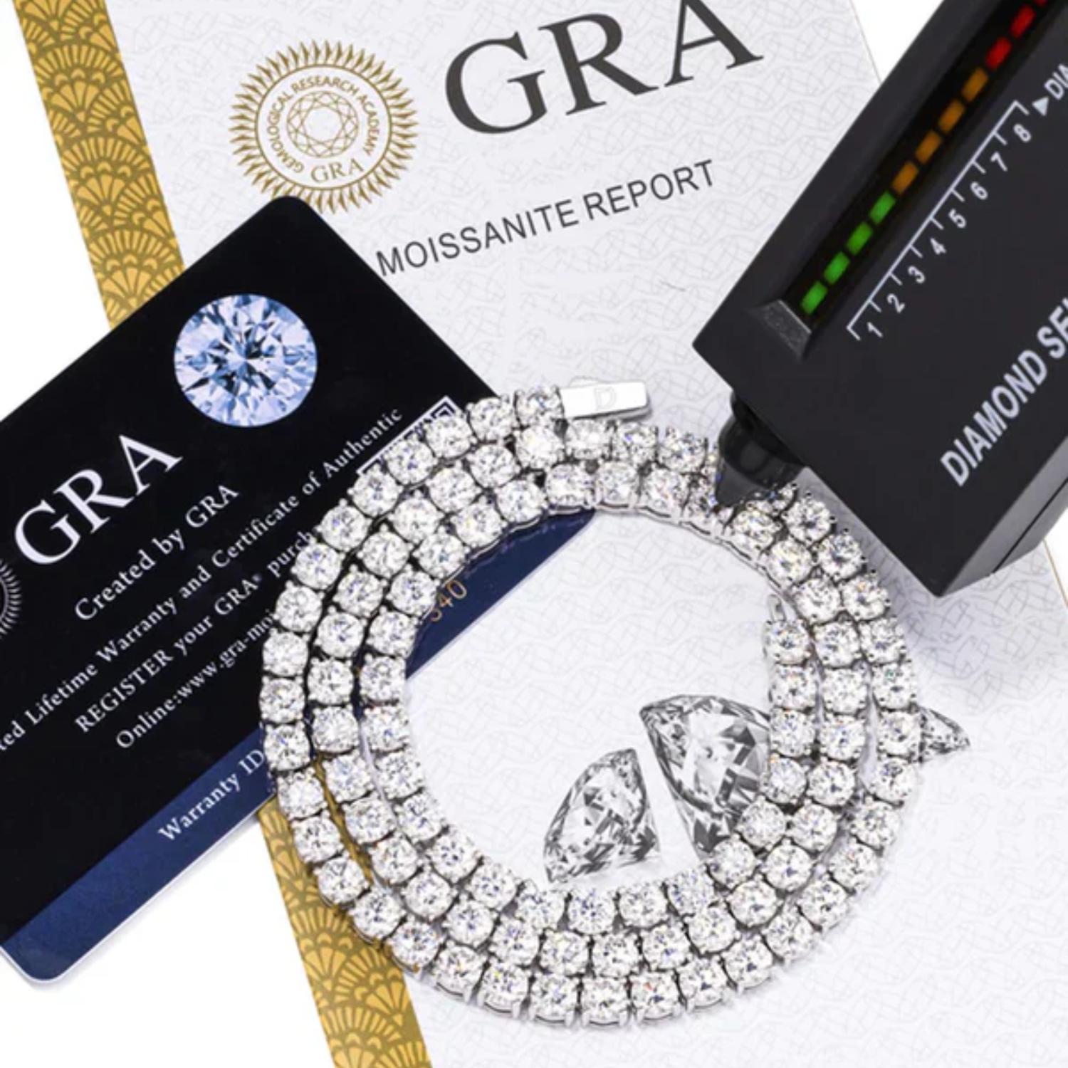 Kolczyki Moissanite Zara