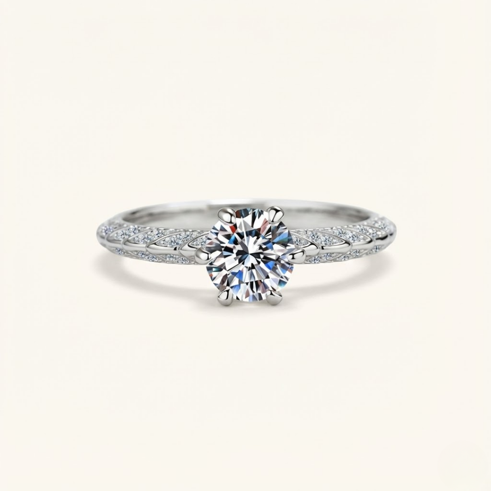 Selene Moissanite Ring