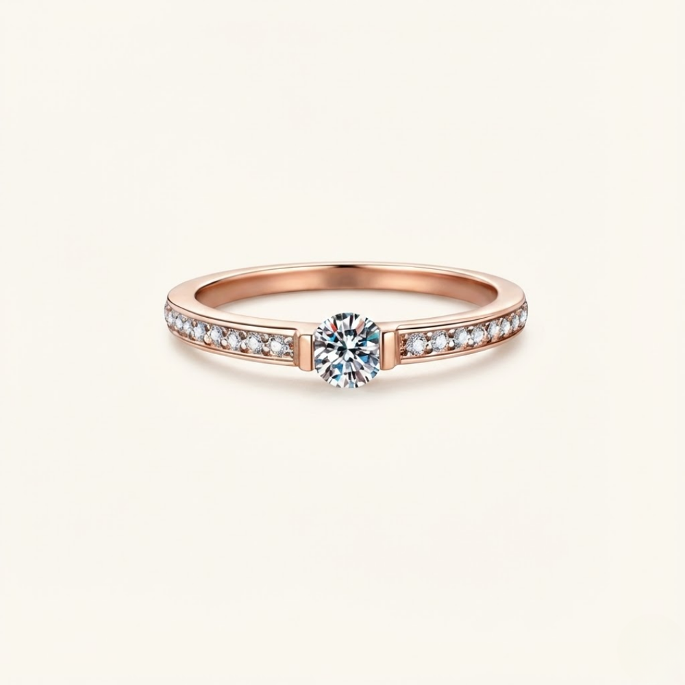 Oakley Moissanite Ring