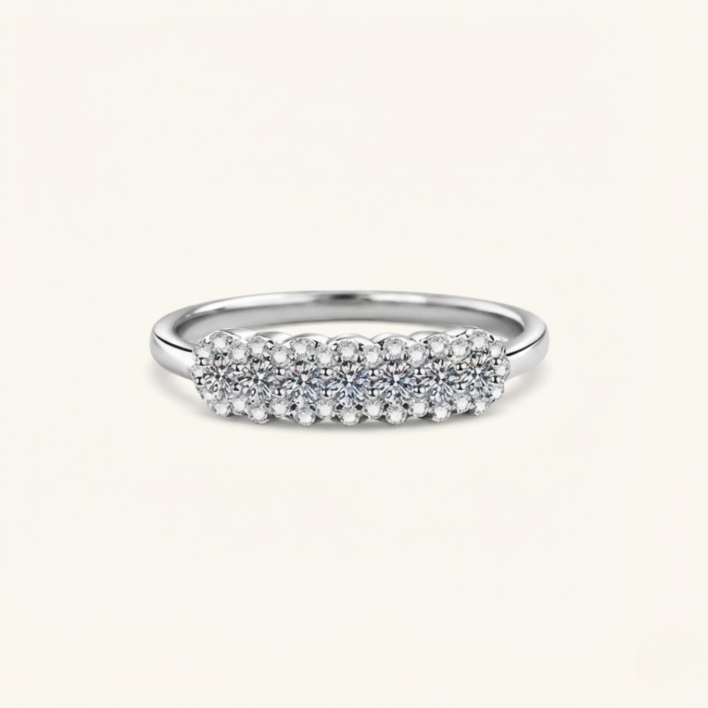 Jada Moissanite Ring