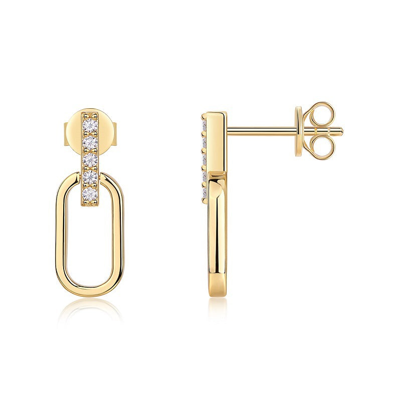 Saoirse Moissanite Earring