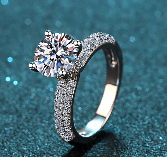 Prue Moissanite Ring