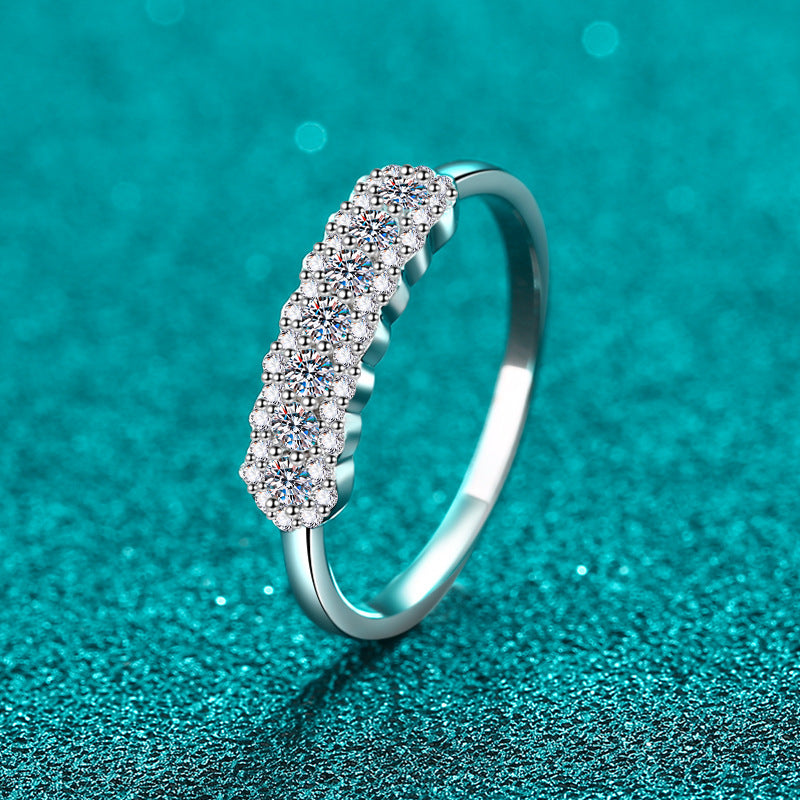 Jada Moissanite Ring