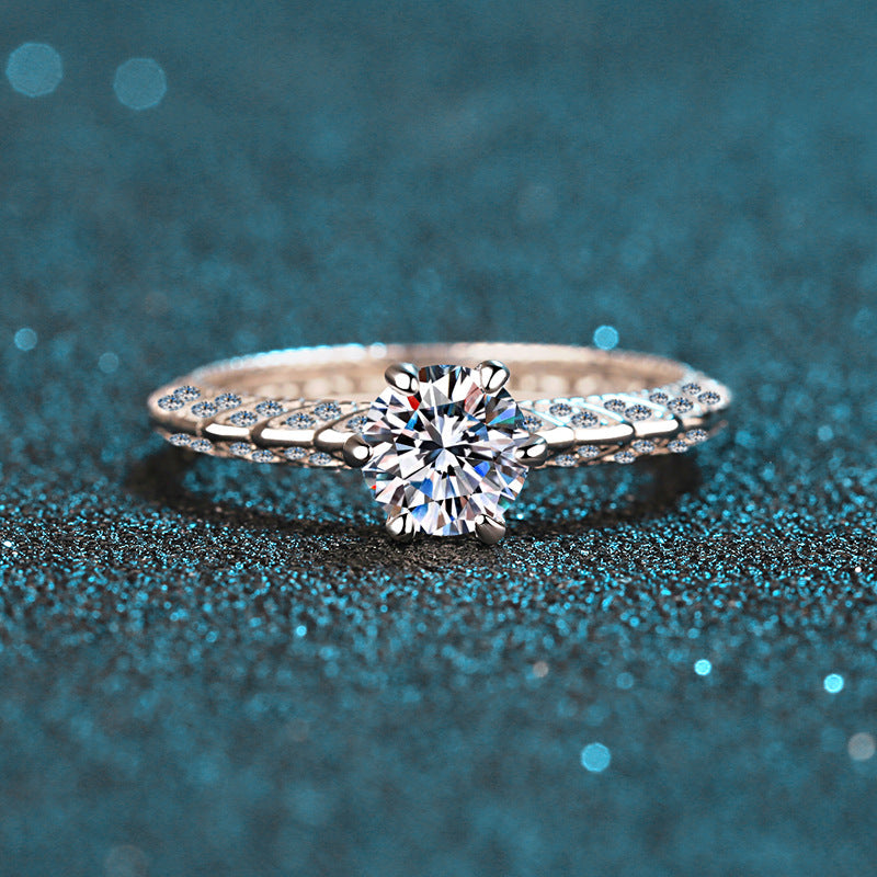 Selene Moissanite Ring