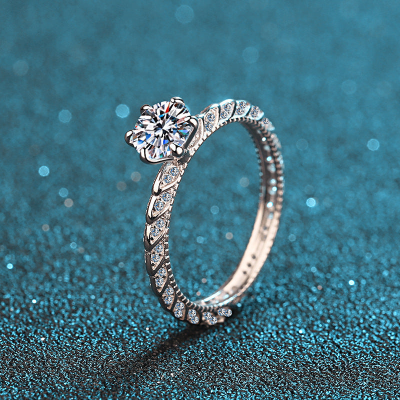 Selene Moissanite Ring