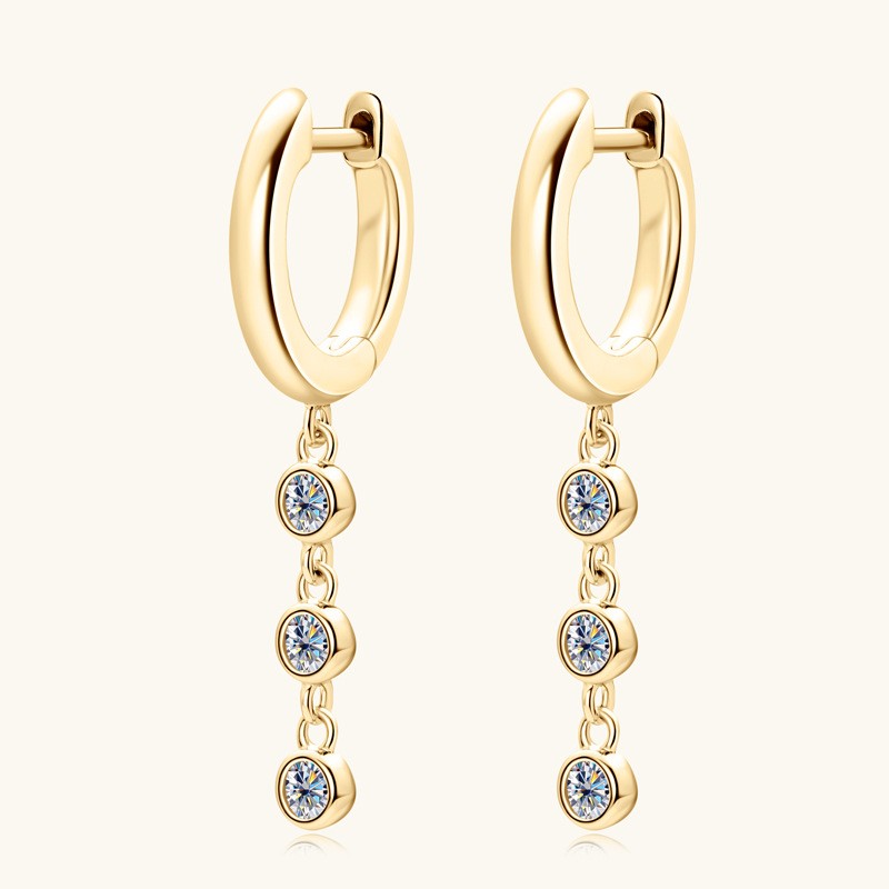 Avila Moissanite Earring