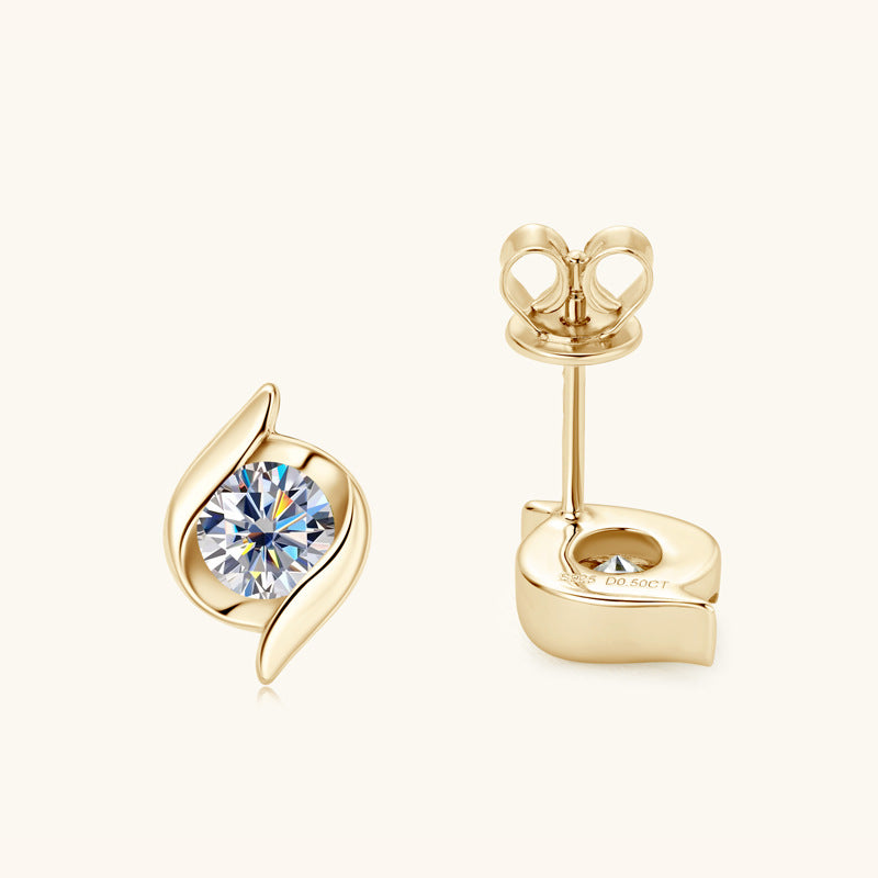 Solara Moissanite Earring