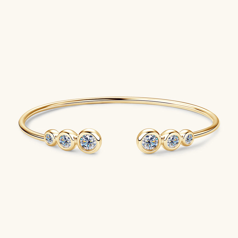 Trine Moissanite Bracelet