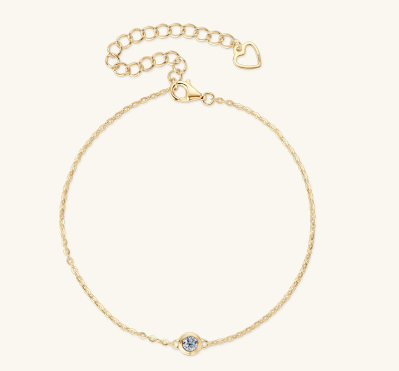 Riven Moissanite Bracelet