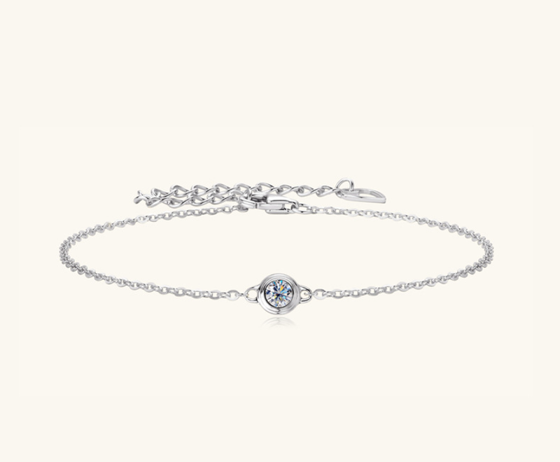 Riven Moissanite Bracelet