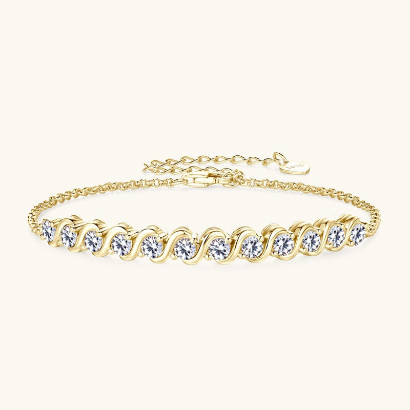 Celestine Moissanite Bracelet