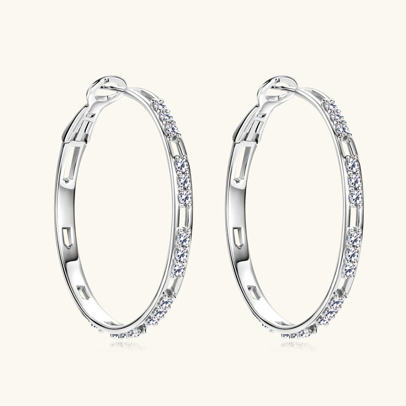 Cael Moissanite Earring