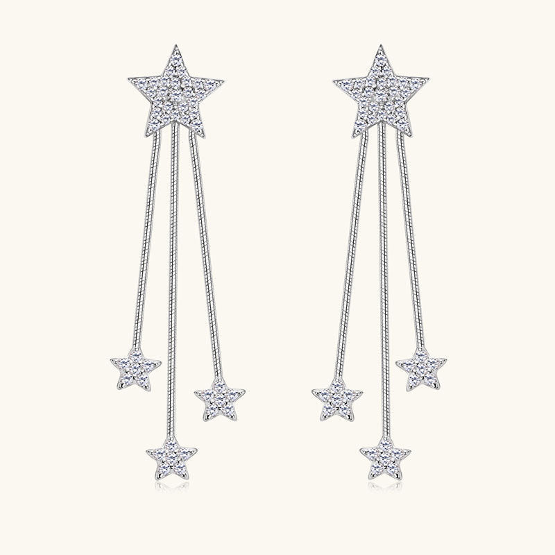 Cayla Moissanite Earring