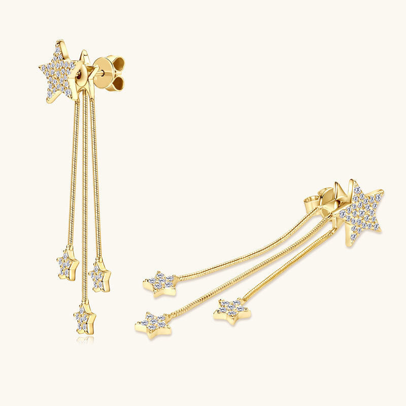 Cayla Moissanite Earring