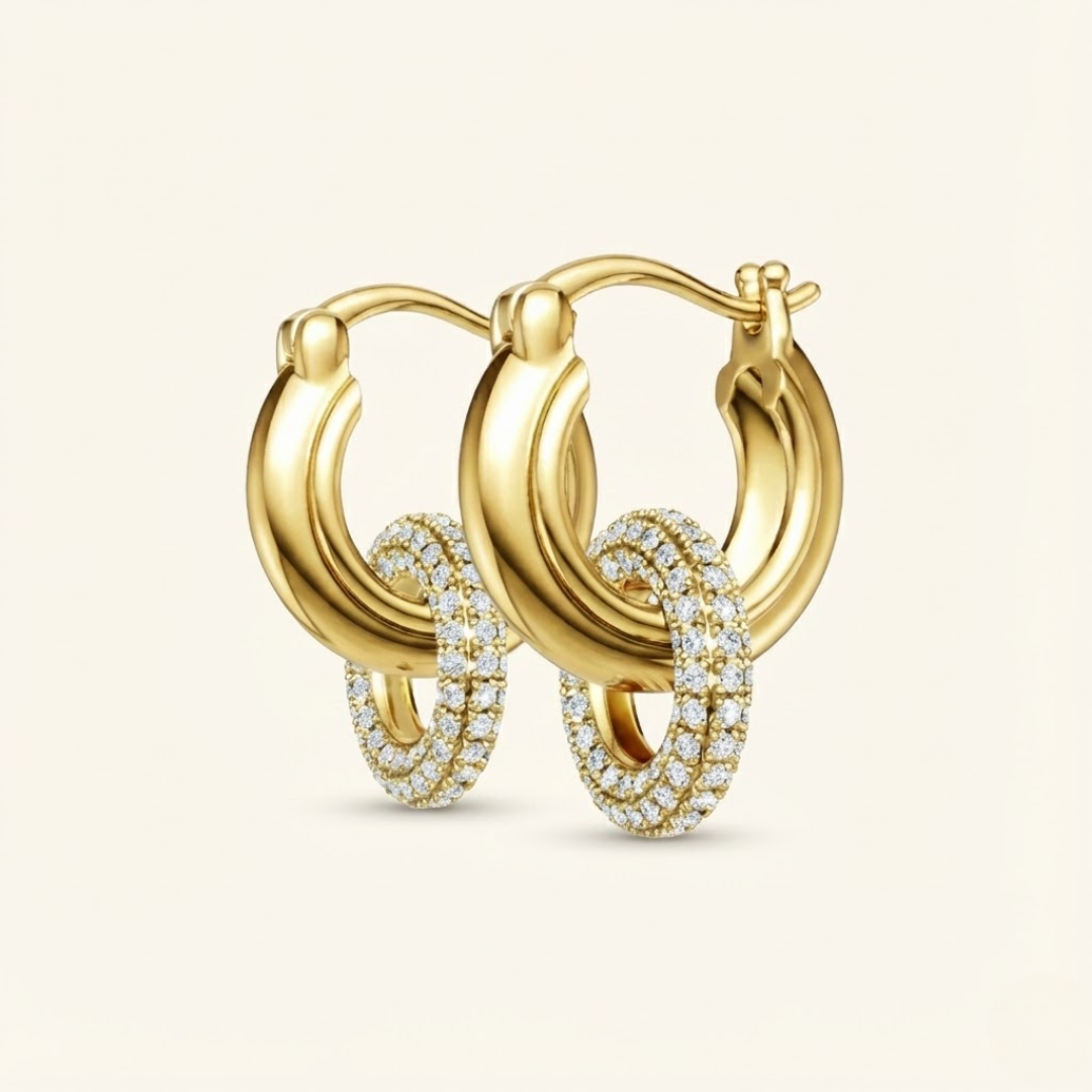 Nyla Moissanite Earring