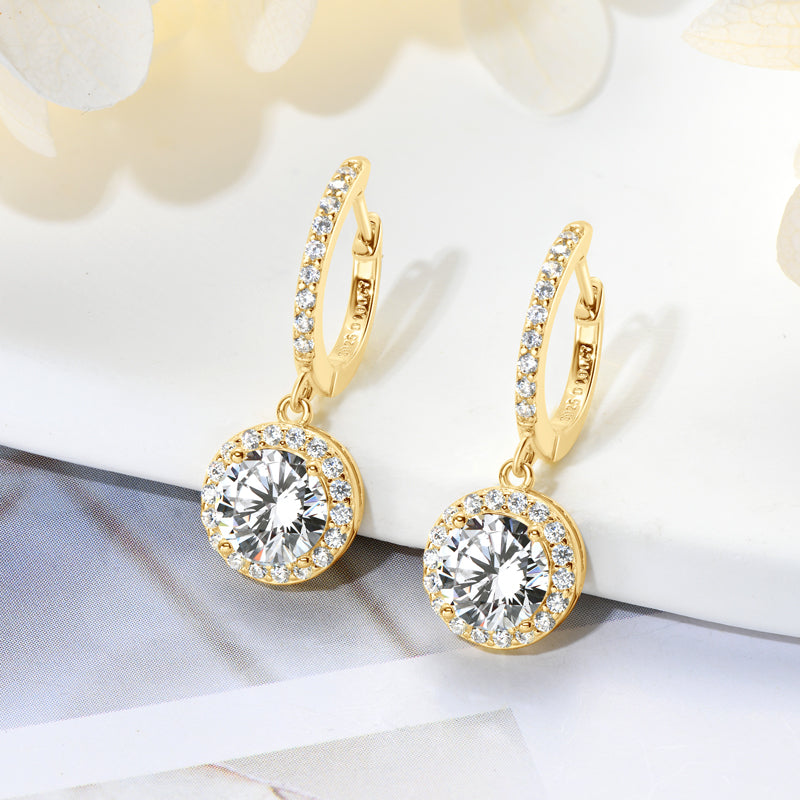 Lucine Moissanite Earring