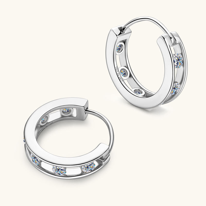 Zinnia Moissanite Earring