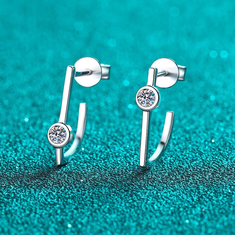 Reina Moissanite Earring