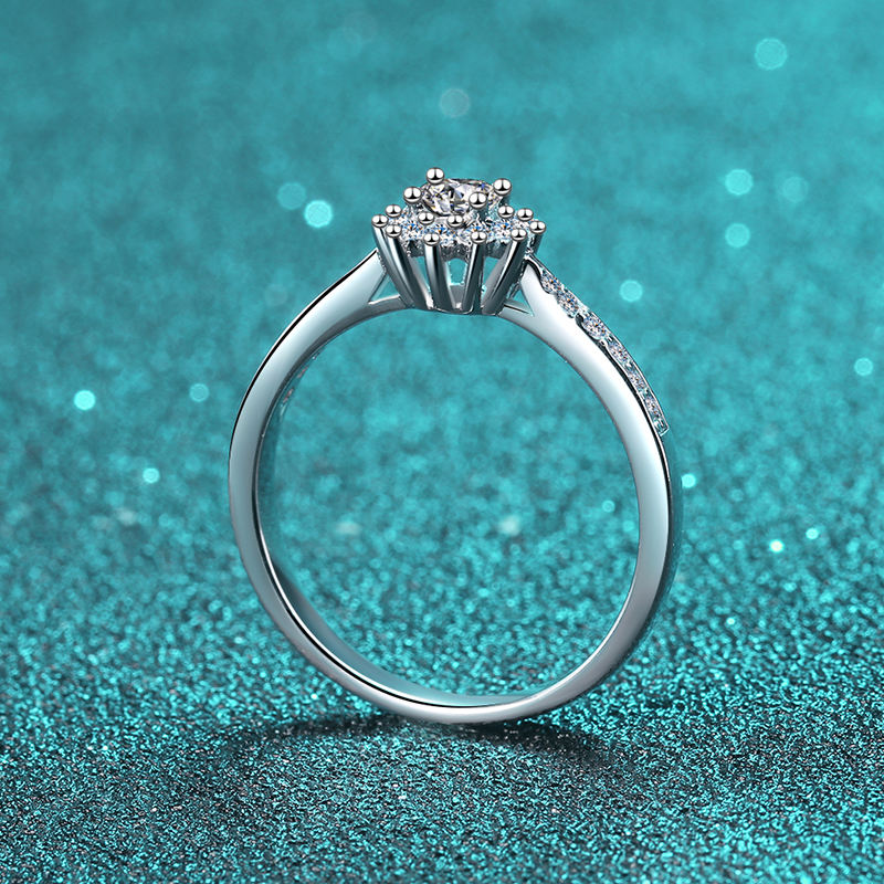 Flora Moissanite Ring