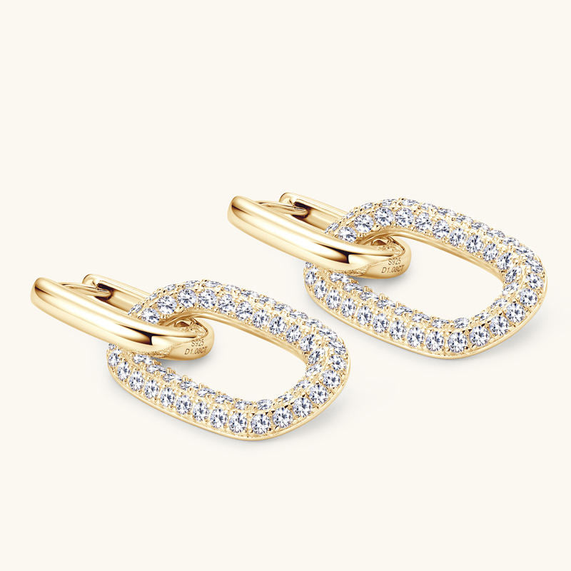 Nalini Moissanite Earring
