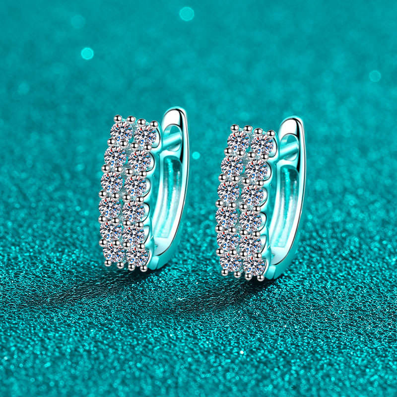 Noelle Moissanite Earring