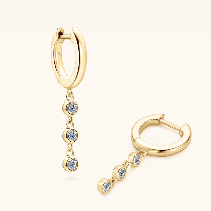 Avila Moissanite Earring