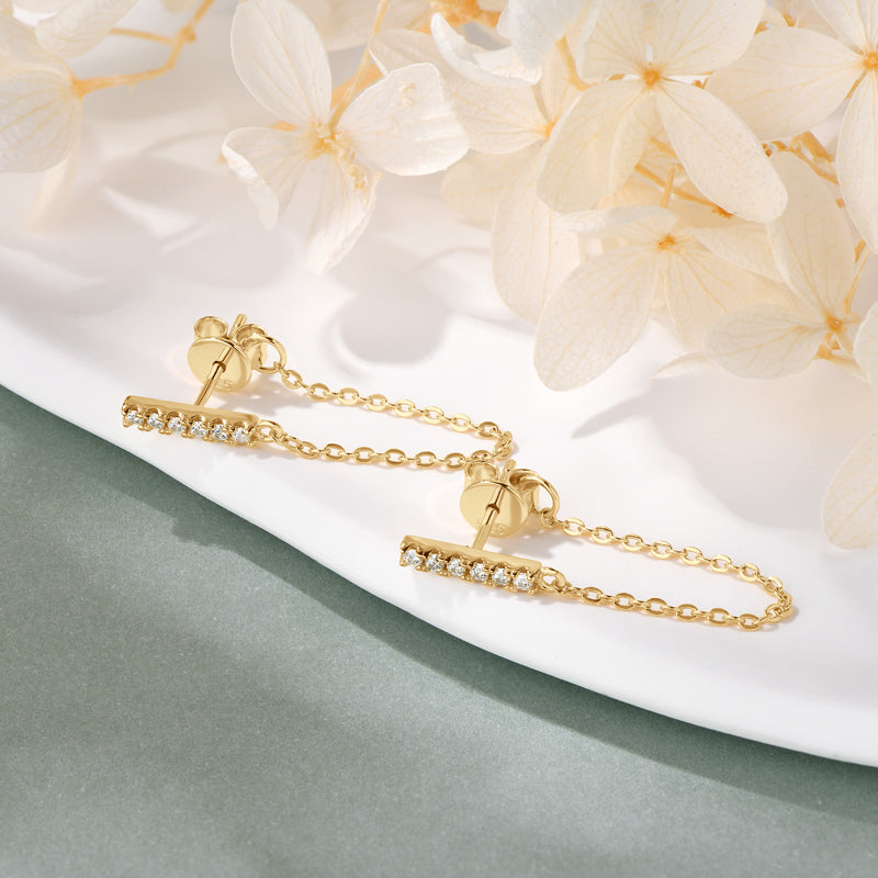 Bren Moissanite Earring