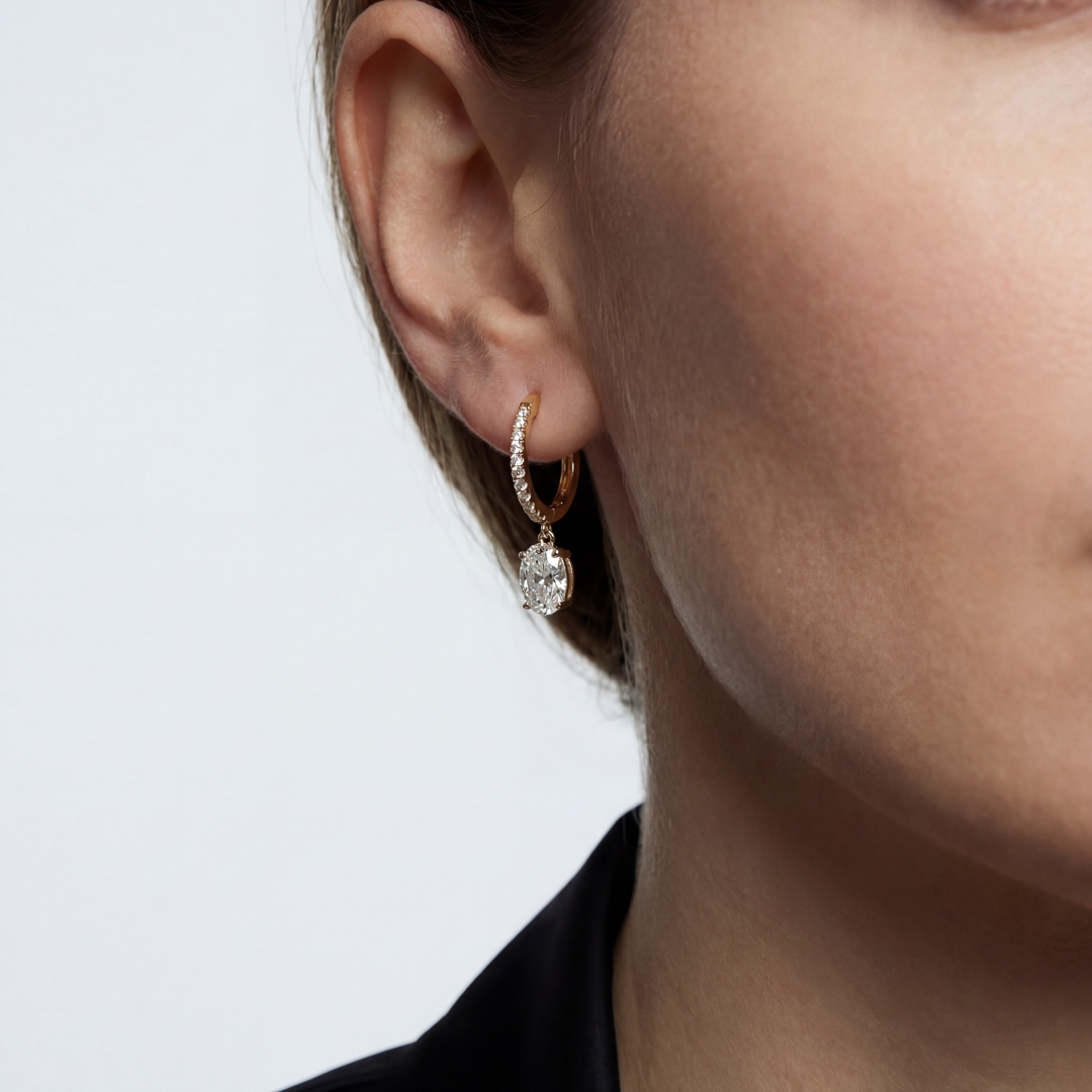Marlowe Moissanite Earring