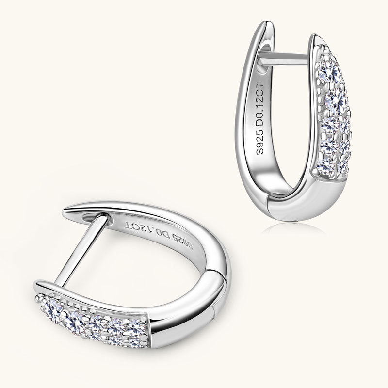Sabine Moissanite Earring