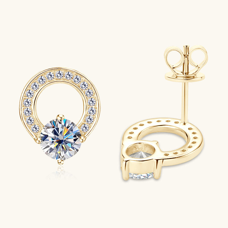 Quincy Moissanite Earring