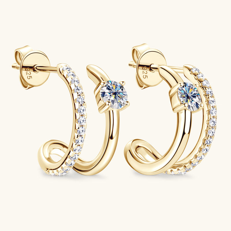 Caia Moissanite Earring