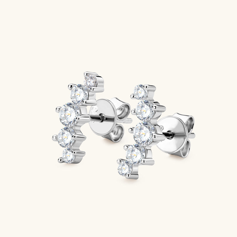 Talon Moissanite Earring