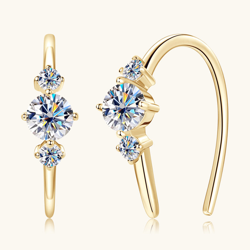 Reign Moissanite Earring