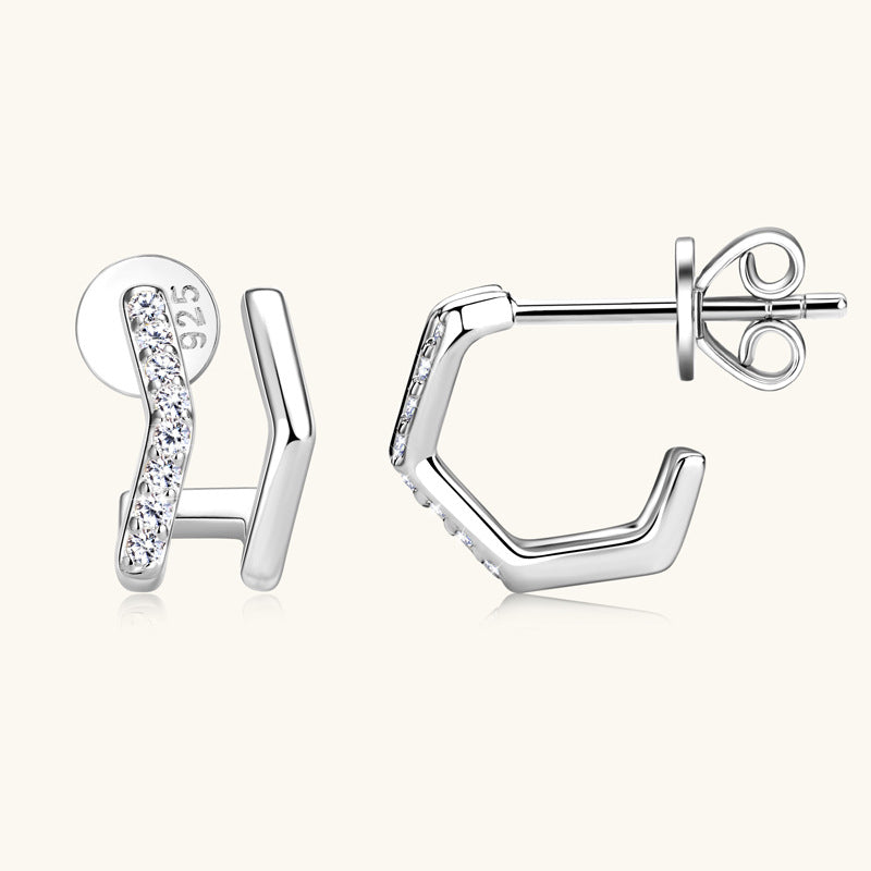 Zola Moissanite Earring