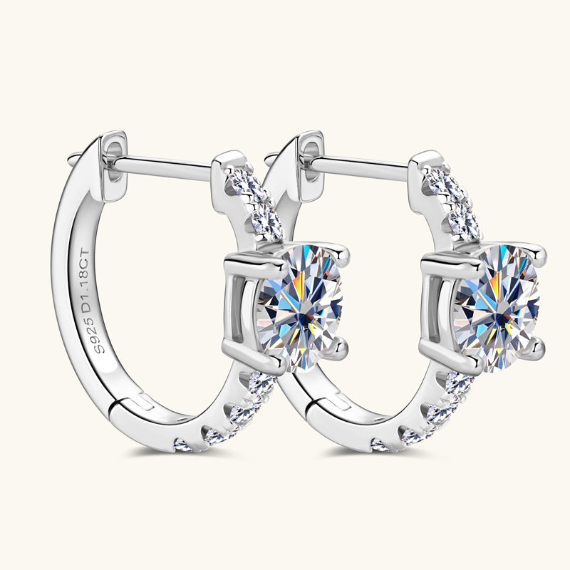 Fleur Moissanite Earring