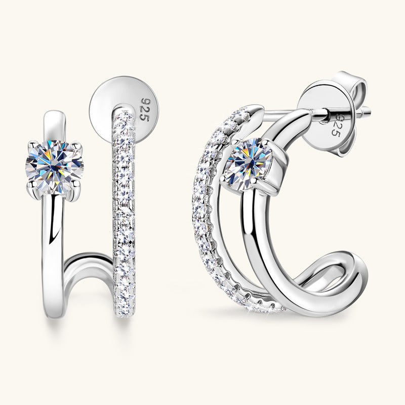 Caia Moissanite Earring
