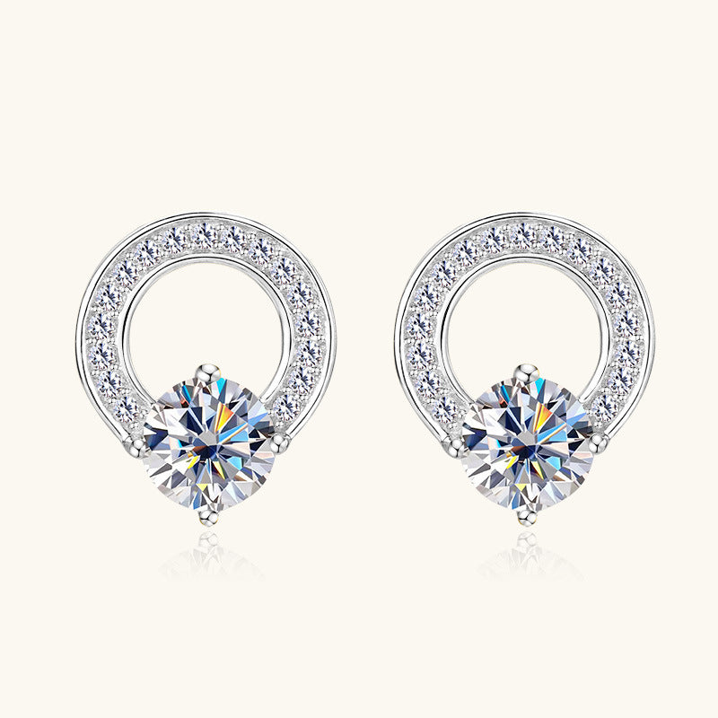 Quincy Moissanite Earring
