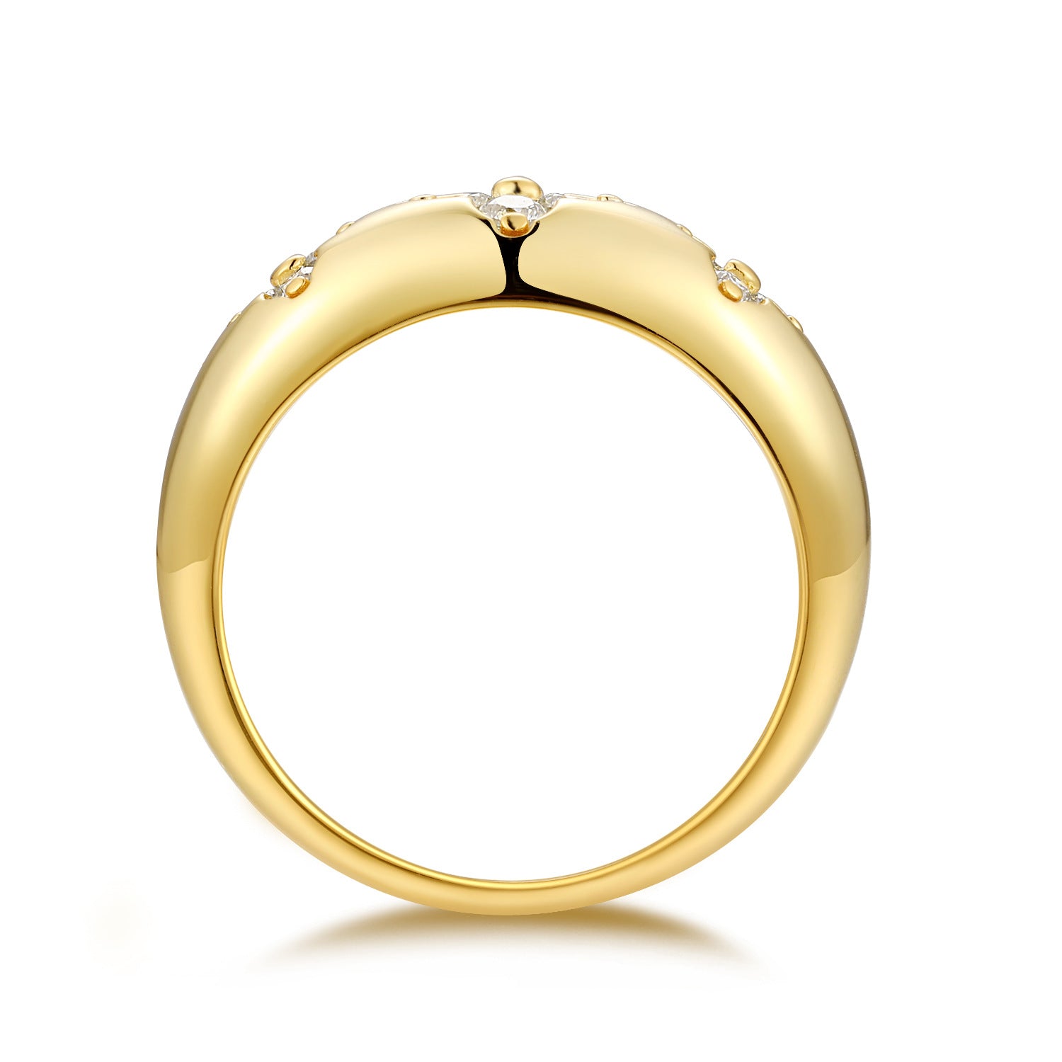Iris Moissanite Ring