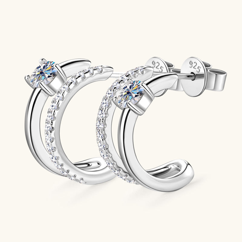 Caia Moissanite Earring