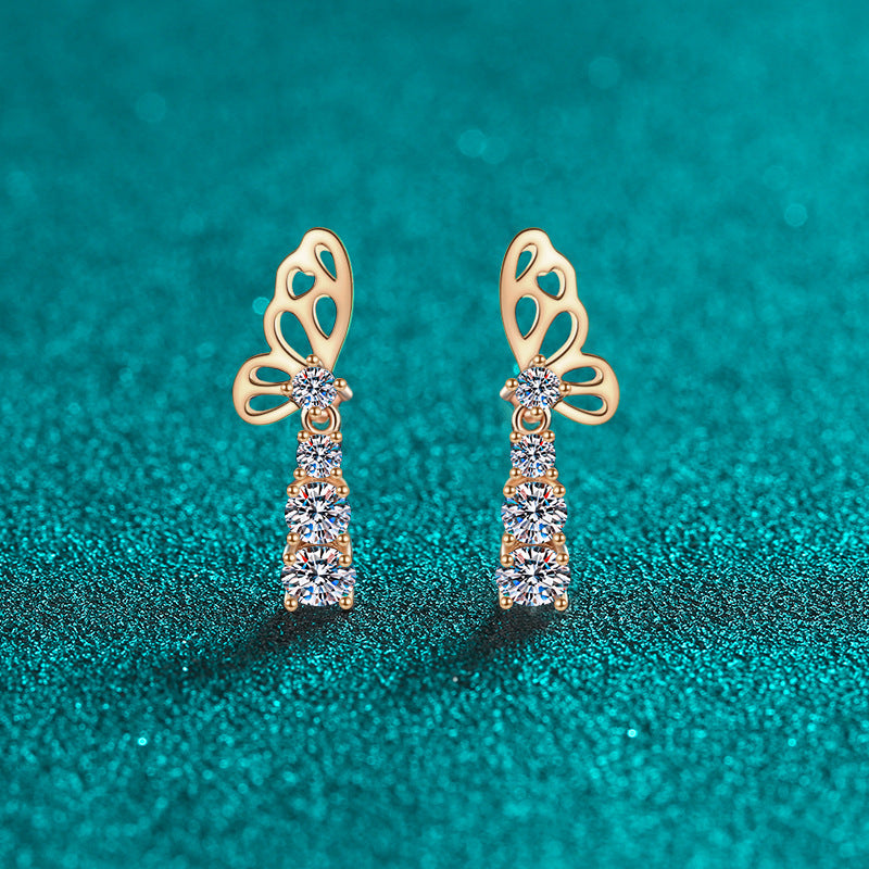 Darcy Moissanite Earring