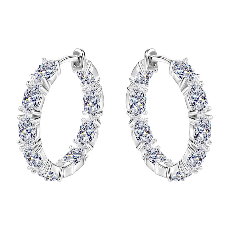 Cassia Moissanite Earring
