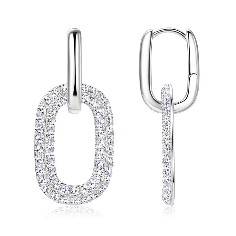 Nalini Moissanite Earring