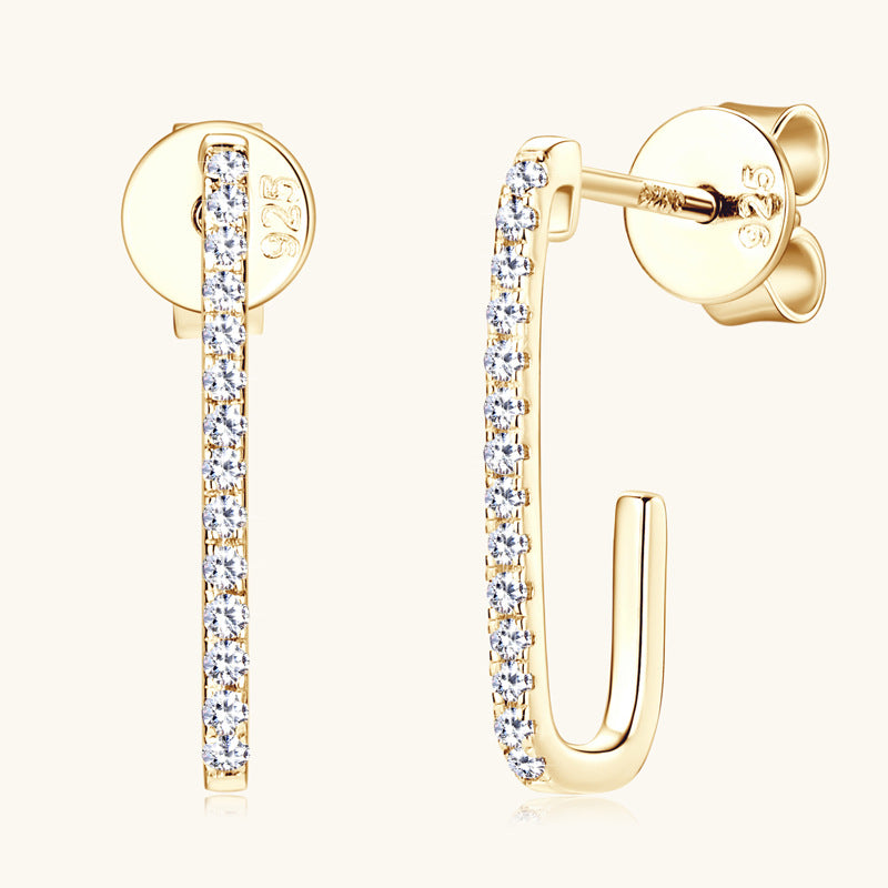 Imara Moissanite Earring