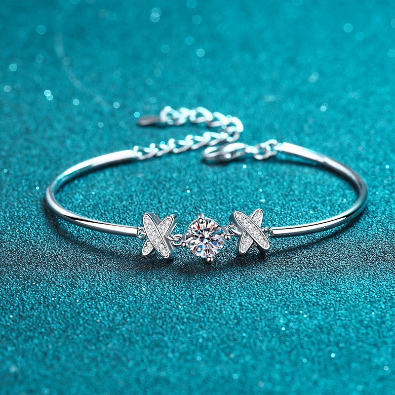 Opaline Moissanite Bracelet
