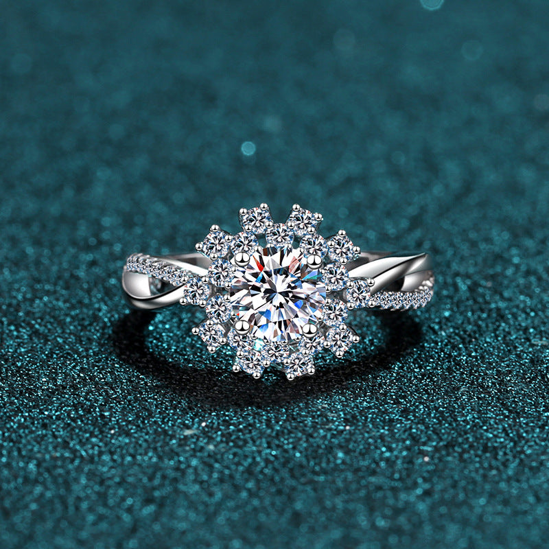 Aya Moissanite Ring