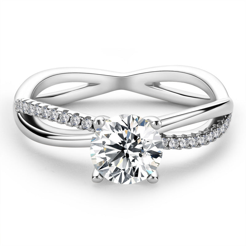 Drew Moissanite Ring