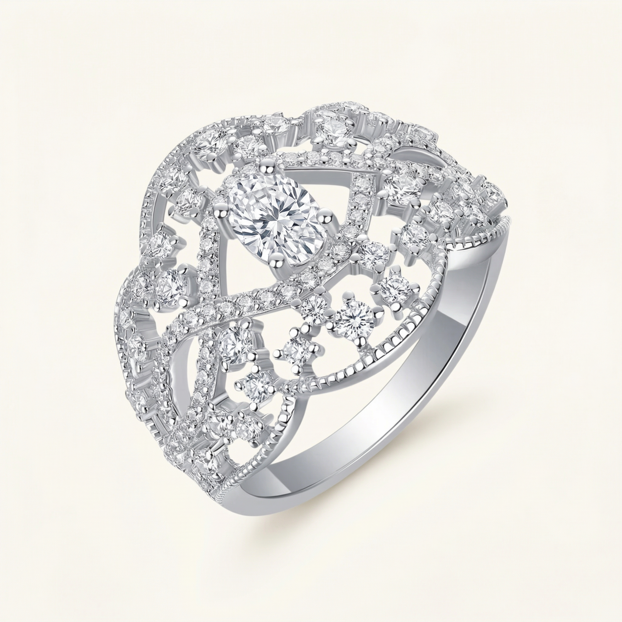 Grace Moissanite Ring