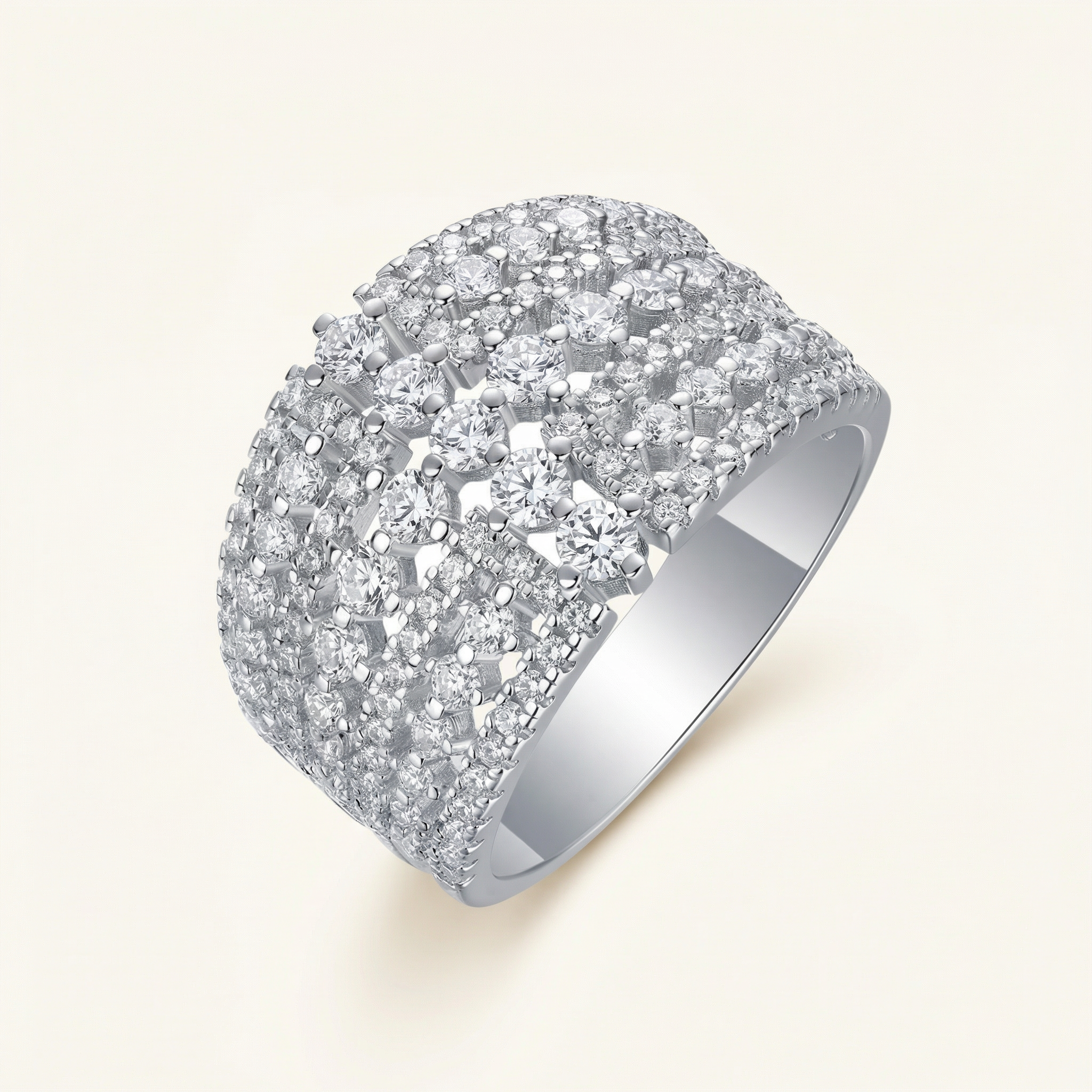 Audrey Moissanite Ring
