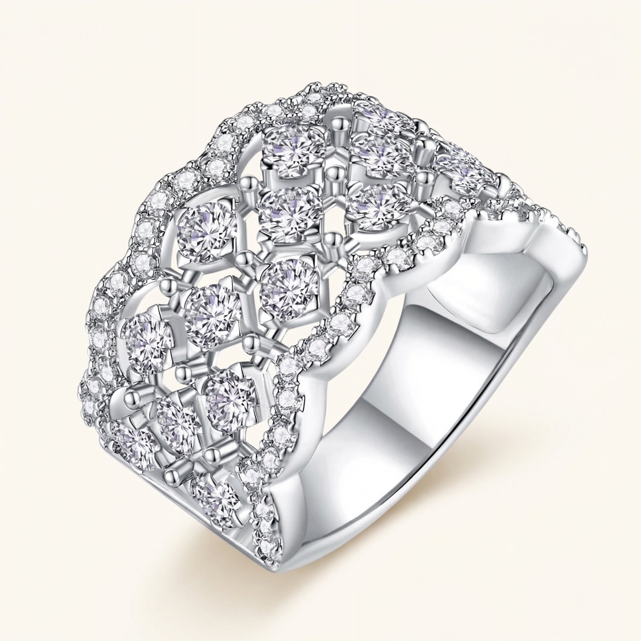 Skye Moissanite Ring