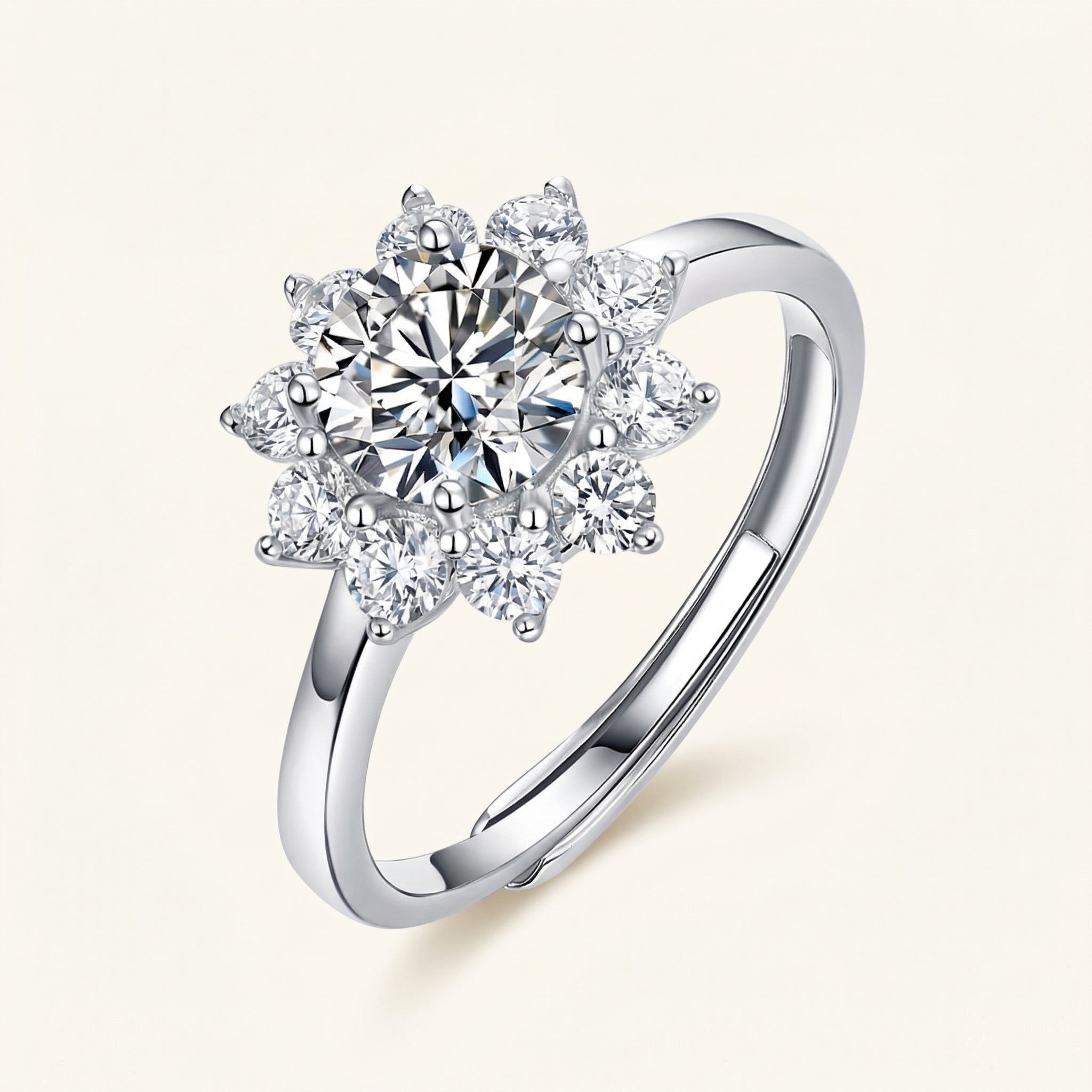 Presley Moissanite Ring